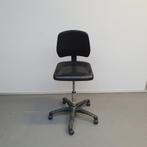 Score werkstoel - zwart PU kunststof werkplaatsstoel, Kunststof, Gebruikt, Zwart, Ophalen