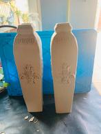 2 mooie stoer en sober vazen 40 cm hoog, Ophalen, Overige kleuren, Minder dan 50 cm, Glas