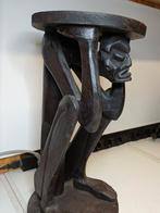 Afrikaans Bijzettafeltje - Houten Man / 397