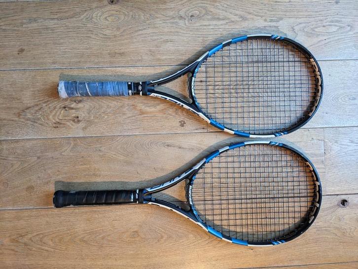 Babolat Pure Drive GT tennisrackets – set van 2, Sport en Fitness, Tennis, Gebruikt, Racket, Babolat, L3, Ophalen of Verzenden