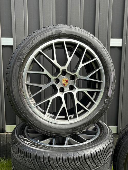 20” Porsche Macan RS Spyder GTS velgen Origineel, Auto-onderdelen, Banden en Velgen, Banden en Velgen, Winterbanden, 20 inch, 245 mm