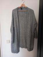 Grijs lang gebreid vest maat M, Maat 38/40 (M), H&M, Ophalen of Verzenden, Grijs