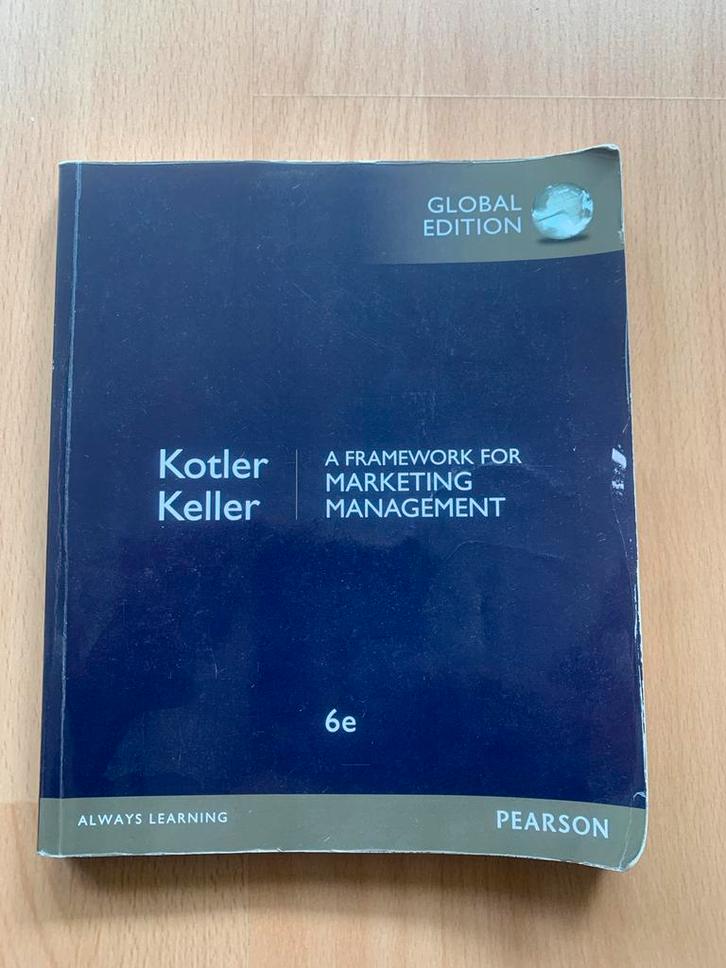 Kotler & Keller Marketing Management - Global Edition, Boeken, Economie, Management en Marketing, Gelezen, Economie en Marketing