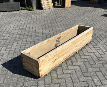 Houten plantenbak 174x40x36 -aanbieding!  beschikbaar voor biedingen