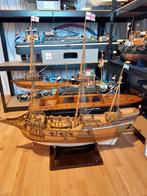 Golden Hind zeilschip  zeilboot hout, Hobby en Vrije tijd, Modelbouw | Boten en Schepen, Ophalen, Zo goed als nieuw, 1:32 tot 1:50