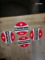 4 x Heineken sticker 15 cm.   4x voor 10 Euro per 4, Verzamelen, Stickers, Nieuw, Ophalen of Verzenden, Merk