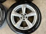 mooie 18 inch originele velgen + zomerbanden Audi A6 Q3, Gebruikt, Banden en Velgen, Ophalen of Verzenden, Personenwagen