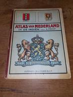 Atlas van Nederland en de Indiën., Boeken, Atlassen en Landkaarten, Ophalen of Verzenden