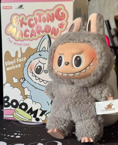 Labubu Exciting Macaron Sesame Bean, Kinderen en Baby's, Speelgoed | Knuffels en Pluche, Nieuw, Overige typen, Ophalen of Verzenden