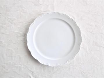 Rosenthal Classic Rose witte gebakschaal D31cm + 1 bordje beschikbaar voor biedingen