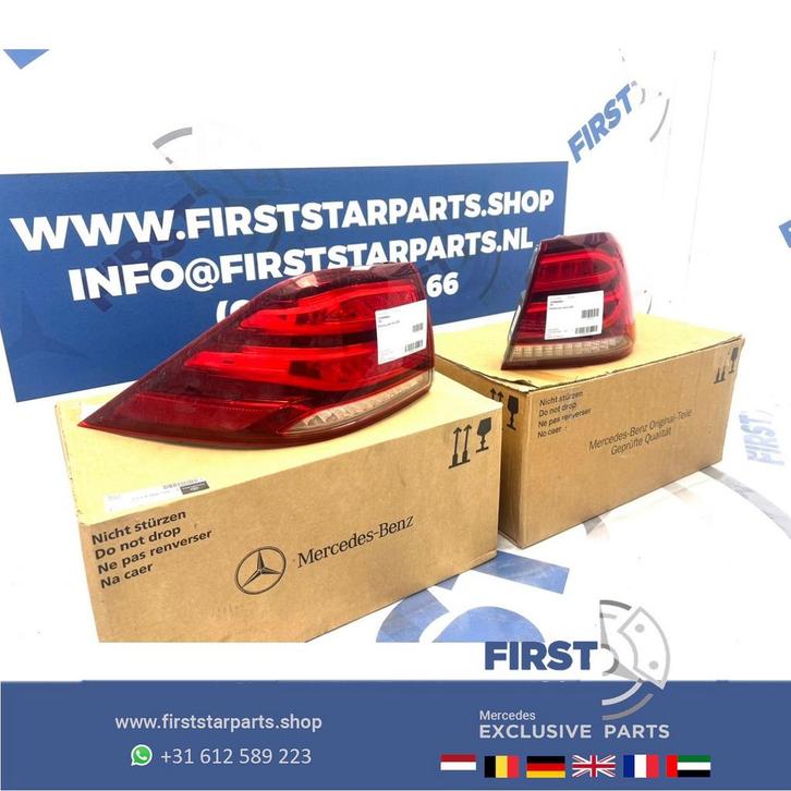 W166 GLE ACHTERLICHTEN SET A1669065501 + A1669065601 GLE KLA, Auto-onderdelen, Verlichting, Mercedes-Benz, Gebruikt, Ophalen of Verzenden