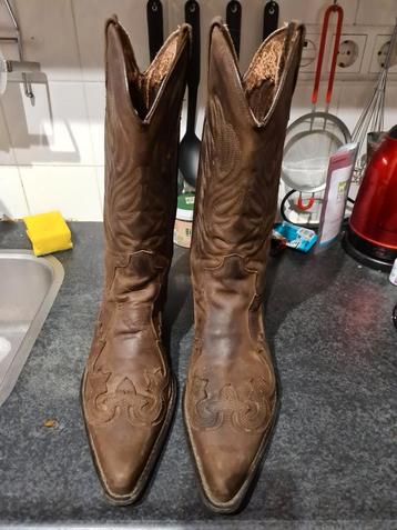 Cowboy laarzen mt 46. Western boots. Bruin beschikbaar voor biedingen