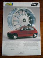 Renault Clio Rial 1991 2 pag., Boeken, Auto's | Folders en Tijdschriften, Verzenden, Zo goed als nieuw, Renault