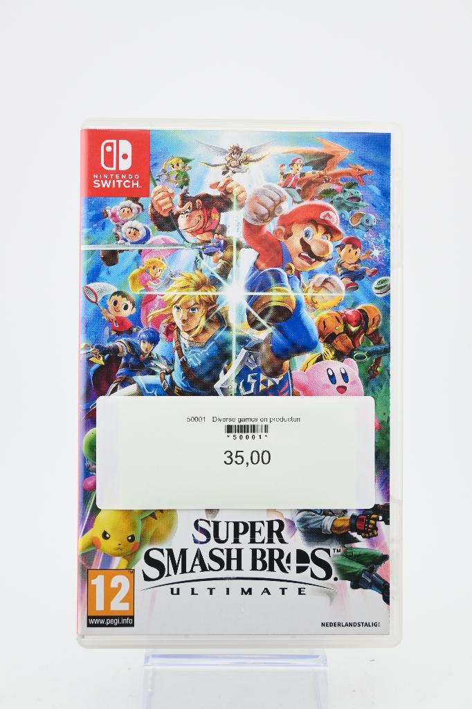 SUPER SMASH BRO"S ULTIMATE Nintendo Switch, Spelcomputers en Games, Games | Nintendo Wii, Zo goed als nieuw, Vechten, 3 spelers of meer