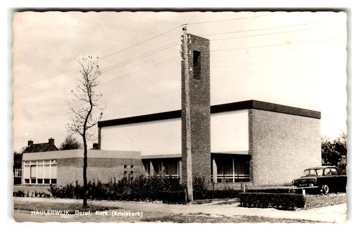 Haulerwijk, Geref. Kerk (Kruiskerk), Verzamelen, Ansichtkaarten | Nederland, Gelopen, Friesland, 1960 tot 1980, Verzenden