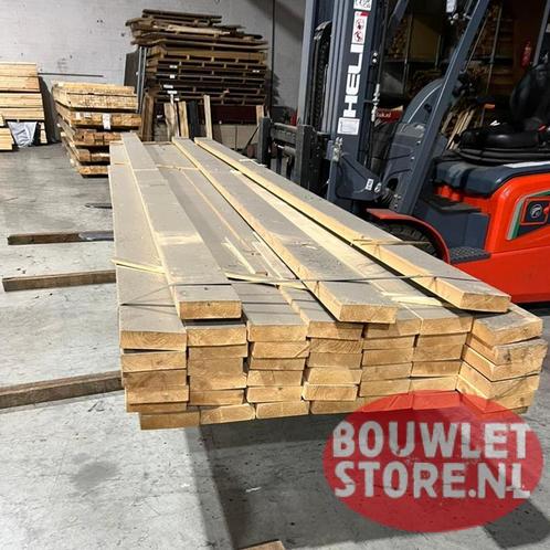 Vuren balken | vurenhouten balk | 50 x 150 mm (C24) balkhout, Doe-het-zelf en Verbouw, Hout en Planken, Nieuw, Balk, Vuren, 300 cm of meer