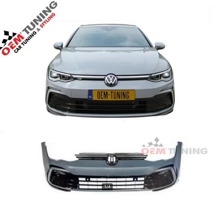 VW Golf 8 R-line Voorbumper | 2020 - 2024 | incl led grille, Auto diversen, Tuning en Styling, Ophalen of Verzenden