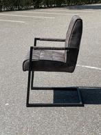 Eetkamerstoel industriële antraciet armsteun  super actie, Eetkamerstoel industriële antraciet arm tijdelijk actie voorraad, Gebruikt