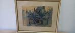 aquarel Daan Múhlhaus, Antiek en Kunst, Ophalen