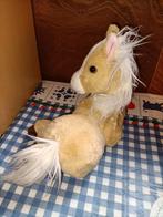 Paard knuffel met hinnek geluid Animagic 20 cm x 17 cm, Ophalen of Verzenden