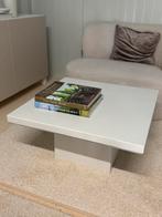 Vintafe salontafel beton ciré vierkant beige, 50 tot 100 cm, Tables by Leon, Vierkant, Nieuw