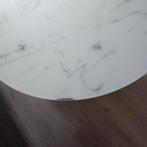 Salontafel  Marmer Beton kleur, Huis en Inrichting, Tafels | Salontafels, Ophalen, Gebruikt, 50 tot 100 cm, Rond