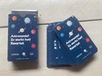 Ongebruikt leerzaam kwartetspel astronomie sinterklaas/kerst, Ophalen of Verzenden, Zo goed als nieuw