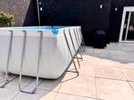 Bestway Zwembad 412x201x122, Tuin en Terras, Zwembaden, 200 tot 300 cm, Zo goed als nieuw, Rechthoekig, Ophalen