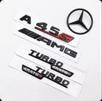 Mercedes A45 S Embleem Set Zwart/Rood AMG Nieuw, Auto diversen, Ophalen of Verzenden