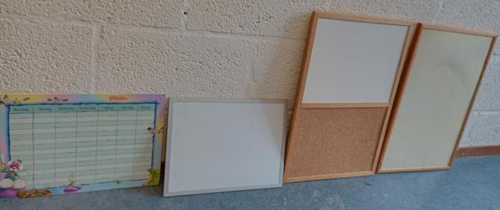 Whiteboard, weekplanner, memobord, prikbord, magneetbord, Diversen, Schoolborden, Gebruikt, Whiteboard, Ophalen of Verzenden