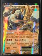 Regirock EX 43/124 - Fates Collide Pokémonkaart, Ophalen of Verzenden, Zo goed als nieuw, Losse kaart, Foil