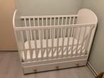 babybed ikea gonatt+matras, Kinderen en Baby's, Ophalen, 140 tot 160 cm, Zo goed als nieuw, Matras