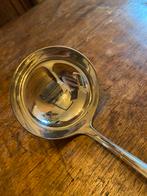 Grote verzilverde soeplepel, zilverfabriek voorschoten zgan, Antiek en Kunst, Ophalen of Verzenden