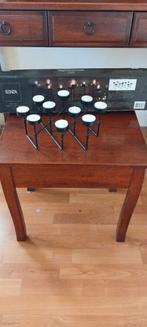 Senza uitrekbare kaarsenstandaard, Huis en Inrichting, Woonaccessoires | Kandelaars en Kaarsen, Overige materialen, Zwart, Ophalen of Verzenden