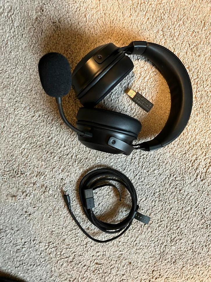 Razer Kraken V3 Pro Wireless Gaming Headset, Audio, Tv en Foto, Koptelefoons, Zo goed als nieuw, Over oor (circumaural), Overige merken