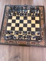 Schaakspel schaakbord uit Turkije, Ophalen of Verzenden, Zo goed als nieuw