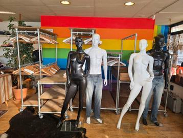 Kledingrekken + paspoppen + kleerhangers - Nieuw ***** beschikbaar voor biedingen