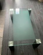 Glazen Tafelblad 120x70cm + RVS Poten - DIY, Ophalen, Gebruikt, 100 tot 150 cm, 50 tot 100 cm