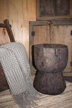 houten vijzel rond, Ophalen of Verzenden