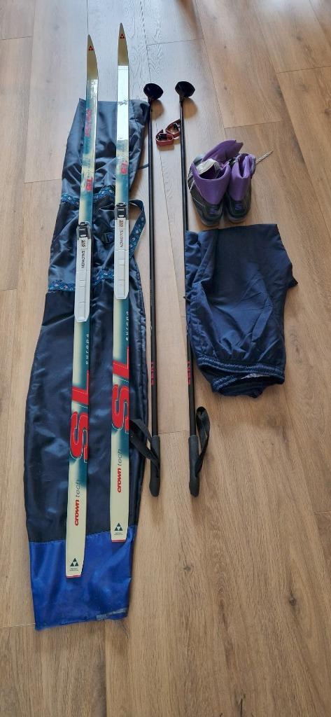 Langlaufski's, Sport en Fitness, Skiën en Langlaufen, Gebruikt, Ski's, Langlaufen, Fischer, 180 cm of meer, Ophalen
