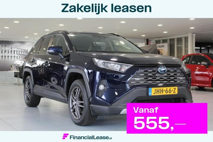 Toyota RAV4 2.5 Hybrid AWD Dyn. 4x4/Trekhaak/Camera, Auto's, Toyota, Bedrijf, Lease, Financial lease, Rav4, ABS, Achteruitrijcamera