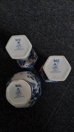 3 Prachtige Delftsblauwe Vazen, Antiek en Kunst, Ophalen