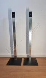 KEF T-lijn set originele Standaards, Ophalen of Verzenden, Zo goed als nieuw, Front, Rear of Stereo speakers, Overige merken