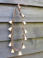 Bellenriem, Spanje, 19de eeuw, leer en brons, 11 klokjes, Antiek en Kunst, Verzenden