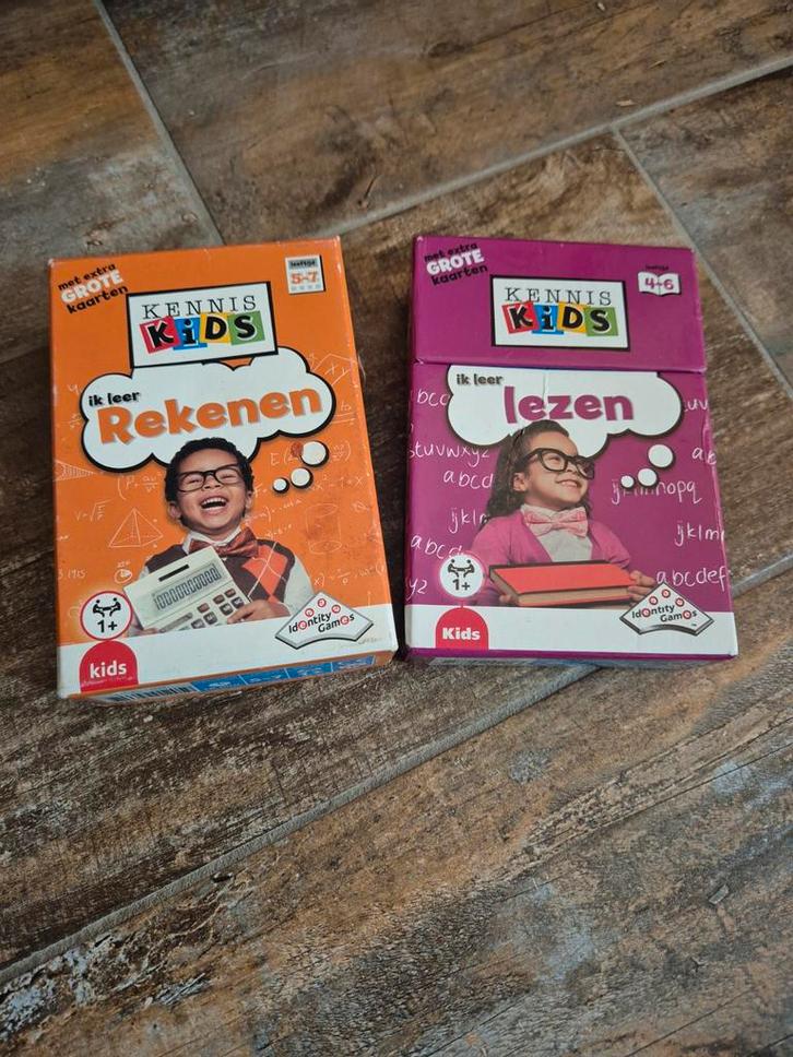 Kennis Kids Rekenen & Lezen - Educatieve Spelletjes, Boeken, Kinderboeken | Jeugd | onder 10 jaar, Zo goed als nieuw, Non-fictie