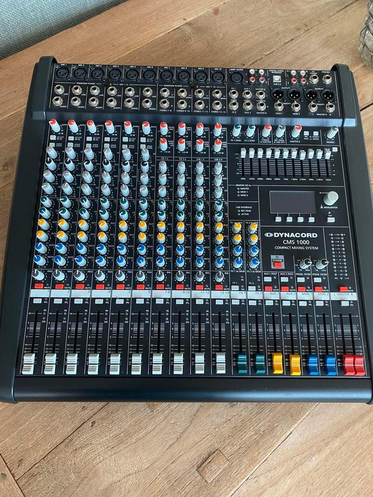 Dynacord CMS 1000 MK3 Mengpaneel… - Topstaat!, Muziek en Instrumenten, Mengpanelen, Zo goed als nieuw, 10 tot 20 kanalen, Microfooningang