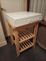 gasfornuis op houten onderstel, Gebruikt, Metaal, Rustiek, Vierkant