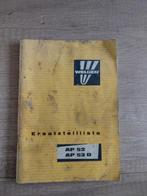 Welger AP 52 onderdelen boek, Ophalen of Verzenden