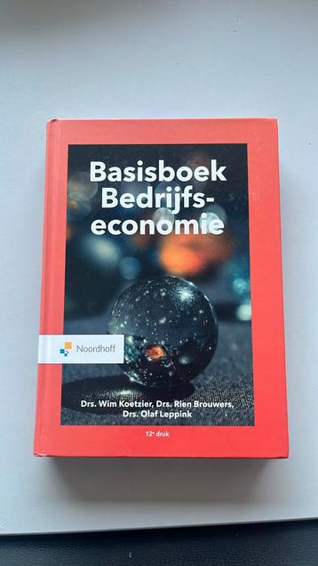 M.P. Brouwers - Basisboek bedrijfseconomie beschikbaar voor biedingen