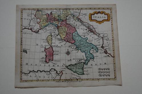 ITALIE ITALIA Cartografie Kaart Kopergravure ANNO 1795 E53, Boeken, Atlassen en Landkaarten, Gelezen, Landkaart, Italië, Voor 1800